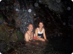 Me and my wife at the Ardent Hot Spring