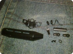 Die bereits schwarz eloxierten Teile