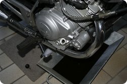 Die Einfüllöffnung auf der anderen Seite