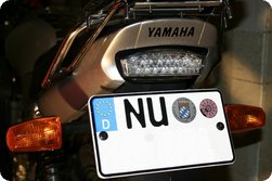 Shin Yo LED-Rücklicht an einer YBR 125