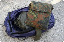 Zelttasche der Deutschen Bundeswehr