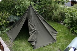 2-Mann-Zelt aus Beständen der polnischen Armee