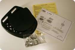 Der Lieferumfang der Adapterplatte