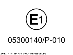 ECE-22.05 Kennzeichnung am HJC AC-11