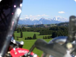 Blick auf die österreichischen Alpen