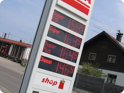 Kraftstoffpreise im Oberallgäu