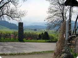 Ausblick in Kranzegg (an der Tankstelle)