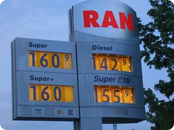 Kraftstoffpreise in Laupheim Ostersonntag 2011