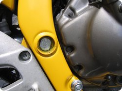 Detail auf der rechten Seite der XJ 600