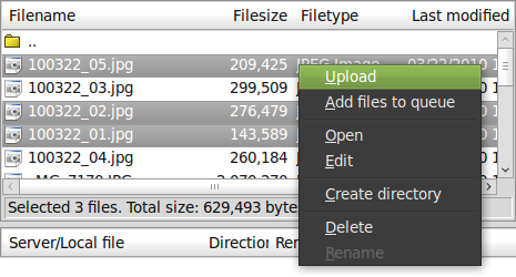 Filezilla Client